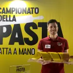 Domenico Pastena, vincitore della seconda edizione del Campionato della pasta fatta a mano, Paestum (SA)