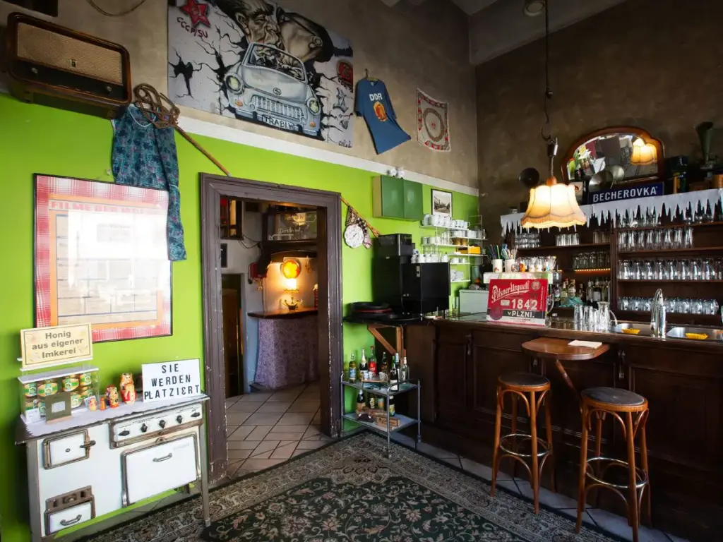 Il bar del Gaststätte Kollektiv di Lipsia