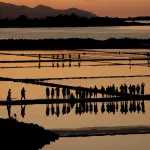 Saline SEI Ettore e Infersa, Marsala, al tramonto