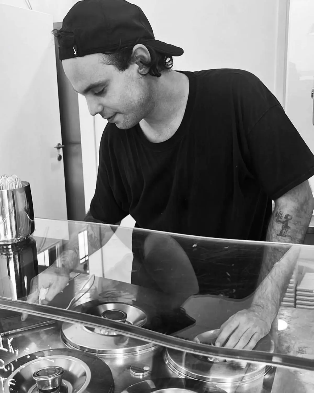 Vittorio Baldelli, gelatiere di Gelato Contadino a Bergamo