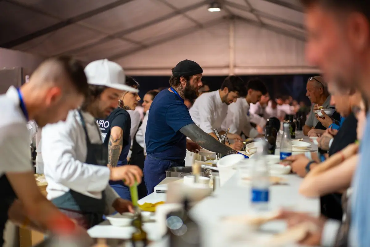 stand degli chef al Bob Fest in Calabria. Foto di Niko Pagnotta