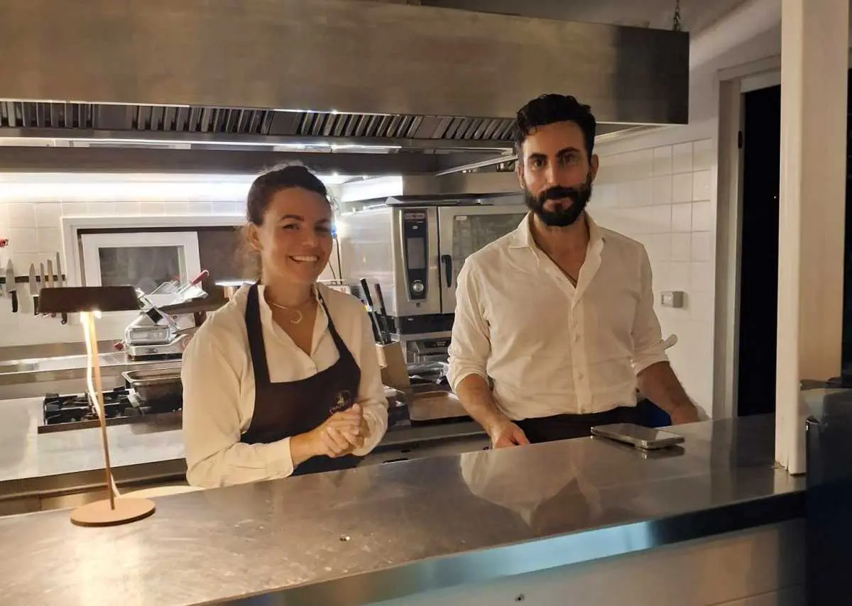 Ambra Campodonico e Juan Carlos Reyes Moreno del ristorante Sentiero Isola d'Elba