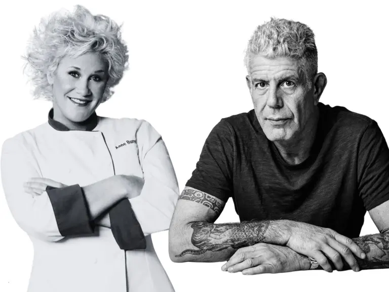 Anne Burrell e Anthony Bourdain