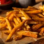 patate fritte nel grasso d'anatra