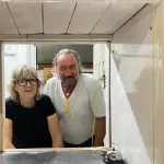 Bagni Sant'Andrea: Lorenzo Scarafoni e la moglie Elena