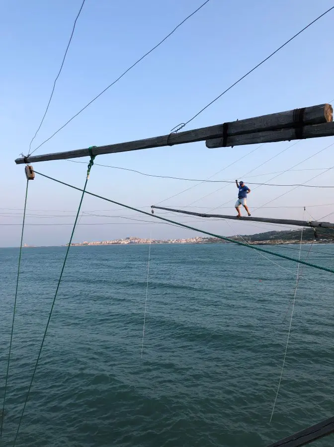Trabucco di Molinella a Vieste (foto Matteo Silvestri)