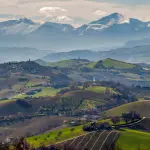 Vista da Montefiore dell'Aso - Archivio fotografico della Regione Marche - Foto di Andrea Tessadori