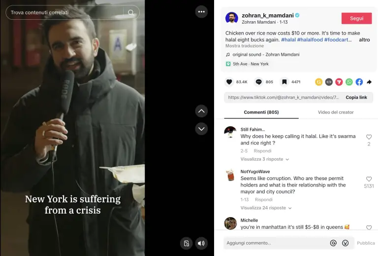 Zohran Mamdani TikTok