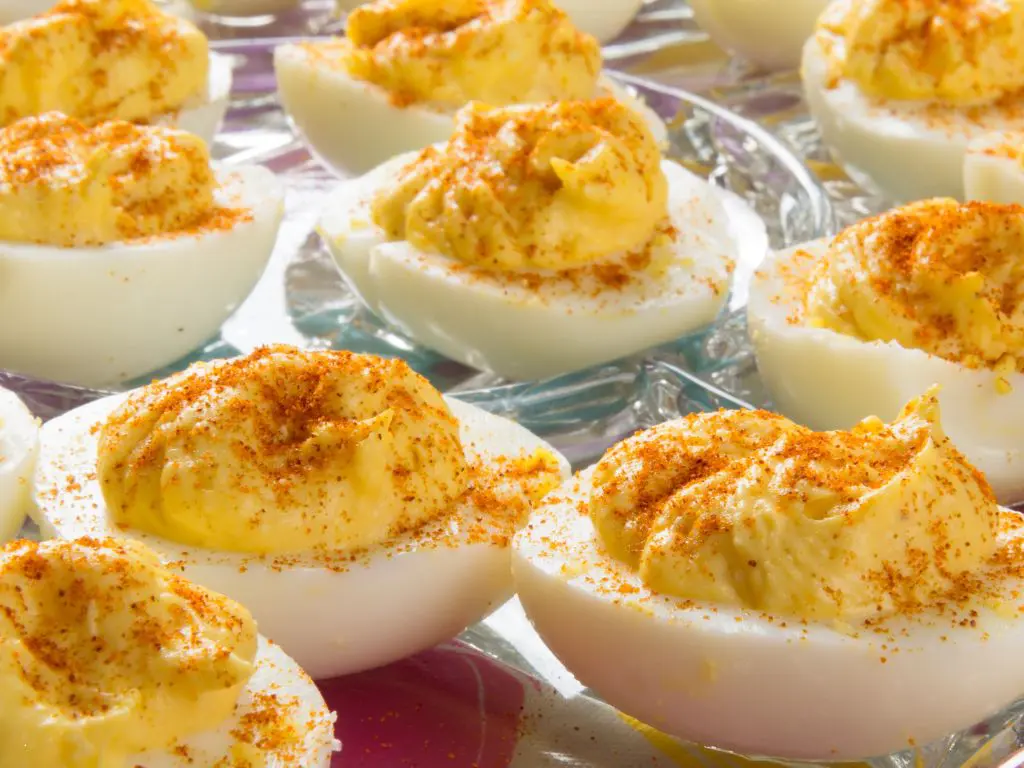 deviled eggs