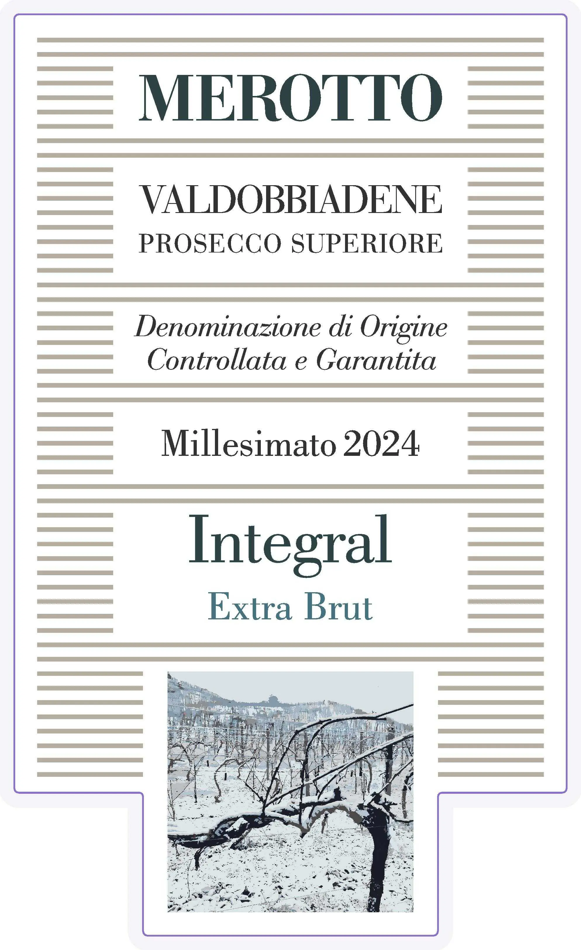 Valdobbiadene Extra Brut Integral 2024