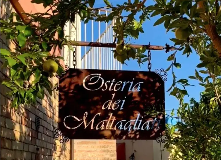 Insegna Osteria dei Maltagliati a Torano Nuovo