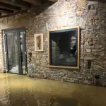 L'Argine a Vencò sott'acqua