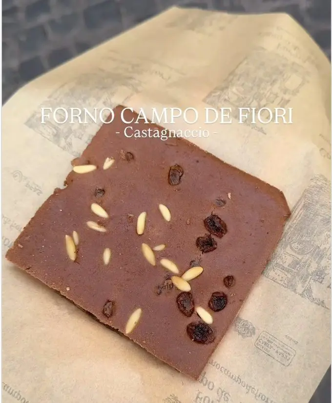 Il castagnaccio di Forno Campo de' fiori