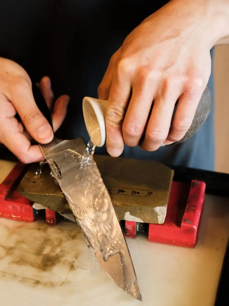 affilatura coltello da cucina