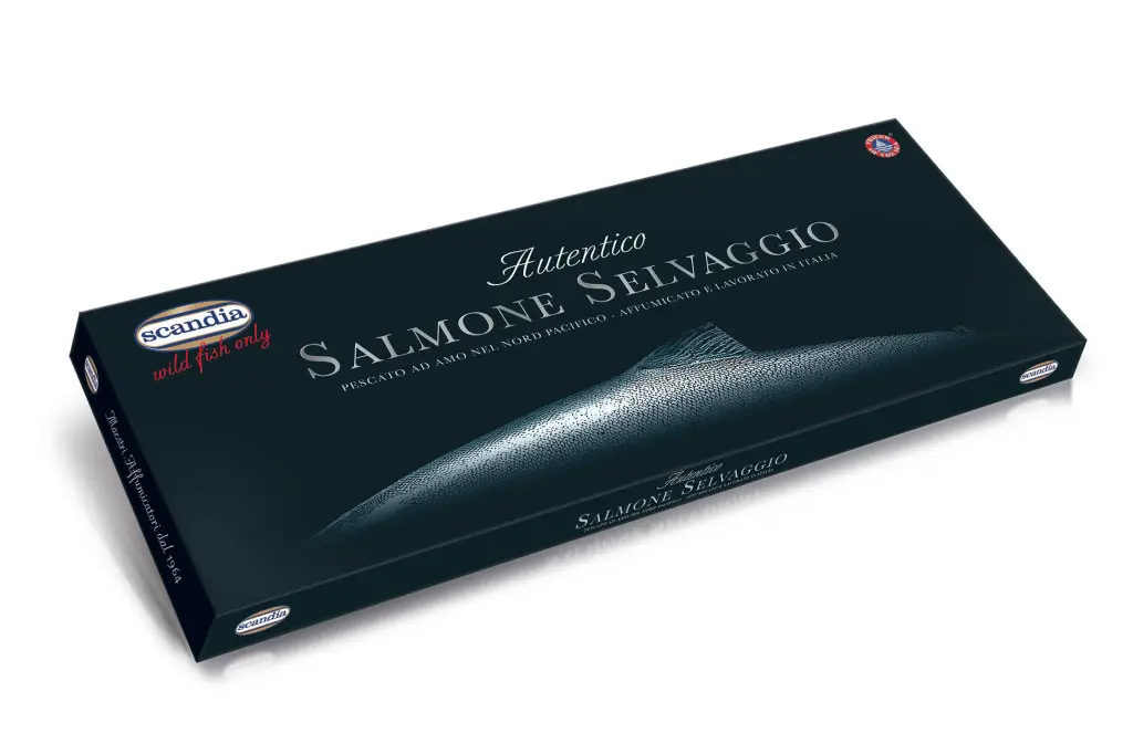 Autentico Salmone Selvaggio Argentato affumicato