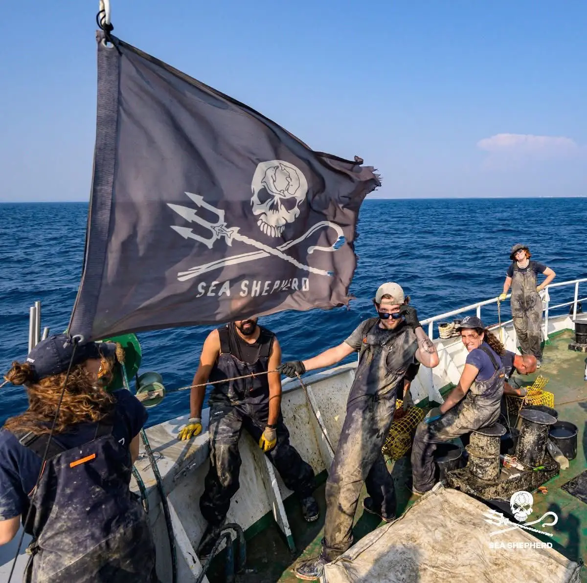 Imbarcazione di Sea Shepherd Italia