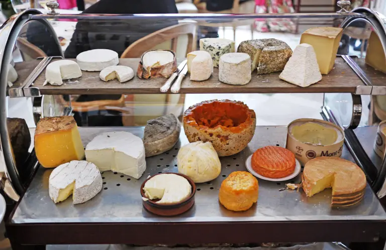 chariot de fromages
