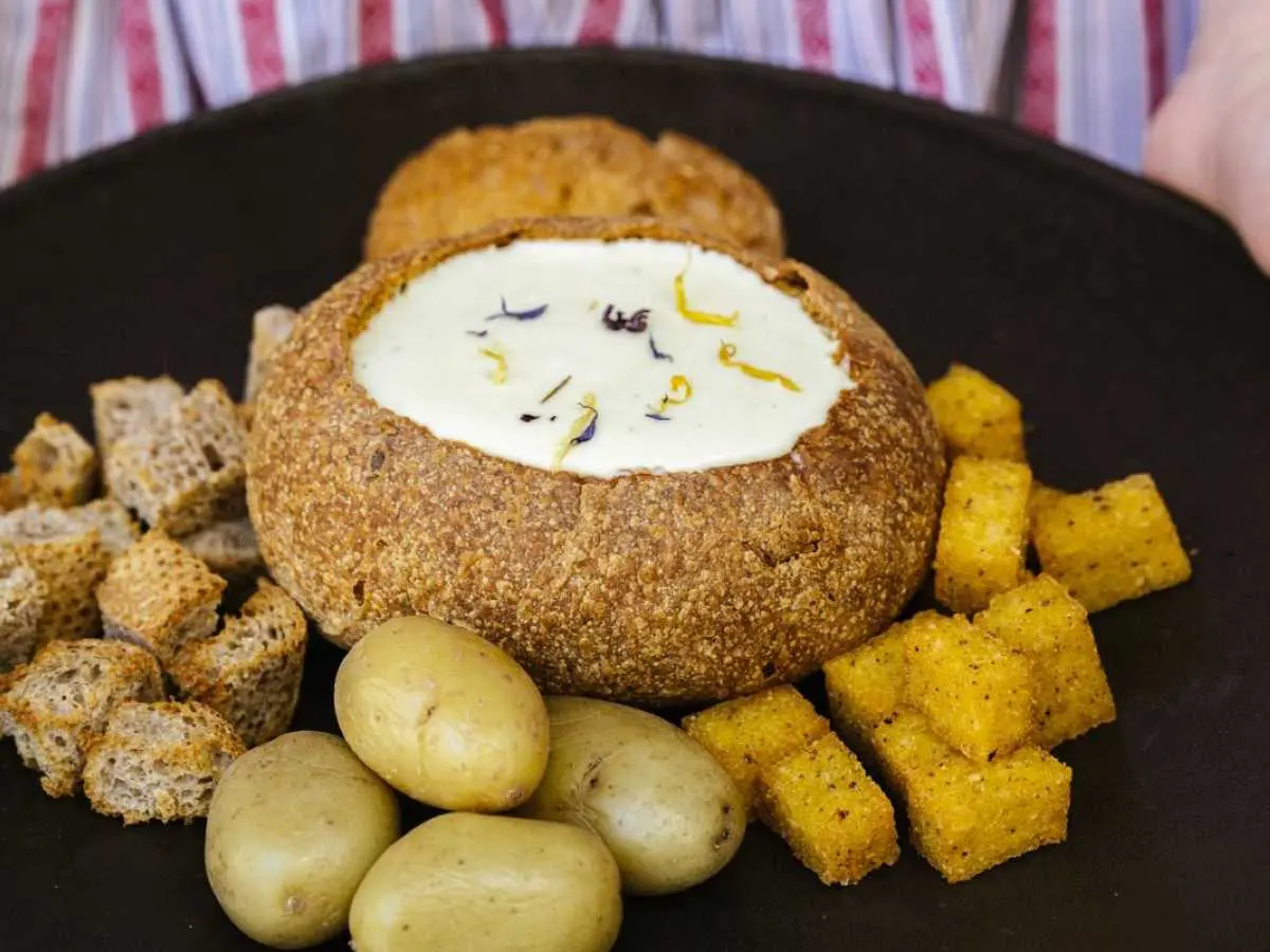 Fonduta Valdostana in crosta di pane di Brasserie du Bon Bec