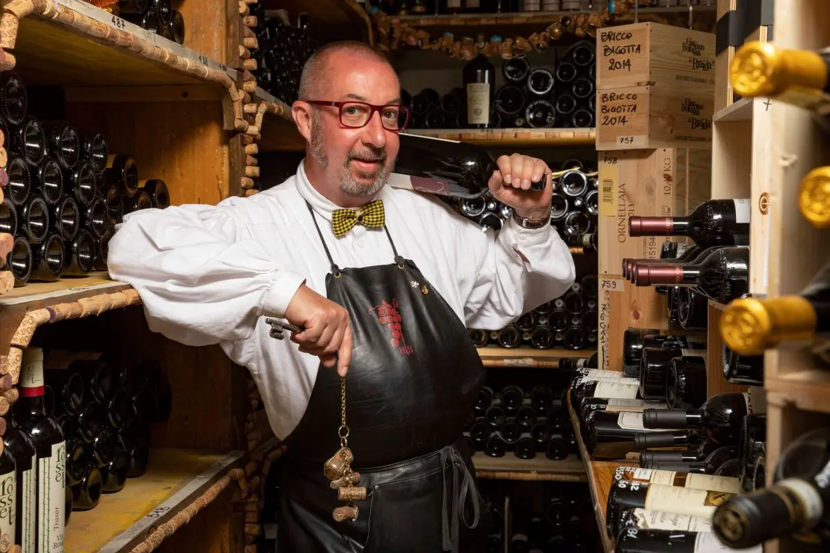 Rino Billia, sommelier dei Ristoranti Bellevue e Petit Bellevue
