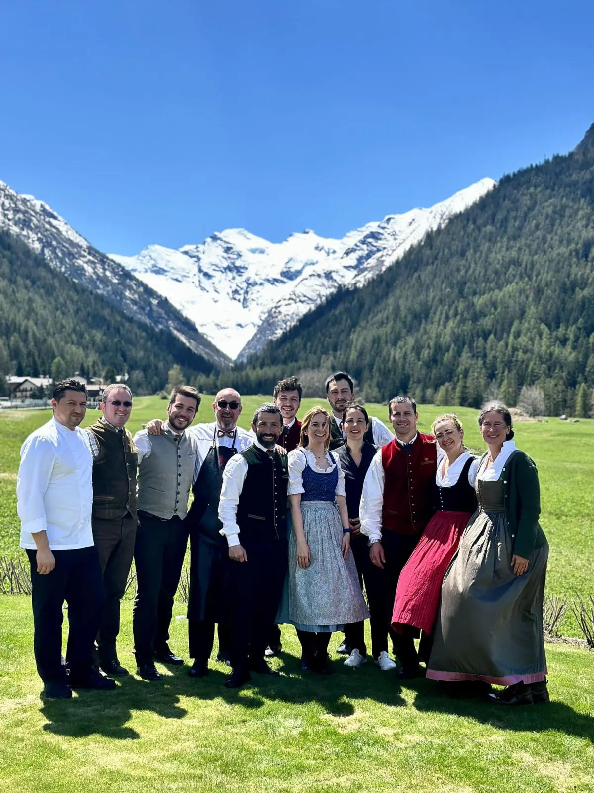 Team di Bellevue a Cogne