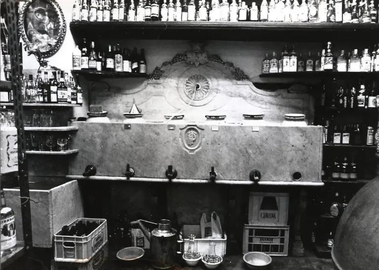 Enoteca Trimani, la fontana di marmo