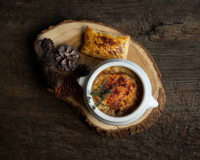 zuppa di cipolle di Alajmo Cortina