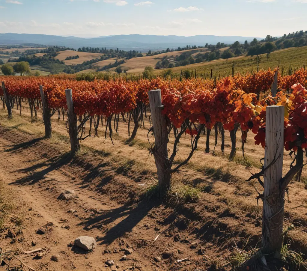 Aglianico del Vulture filari di vigneti