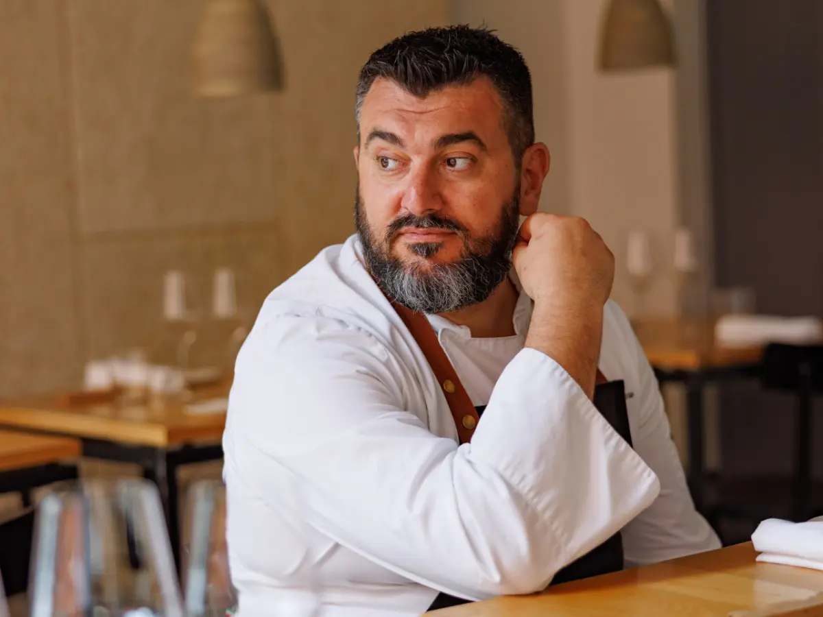 Lo chef Davide del Luca