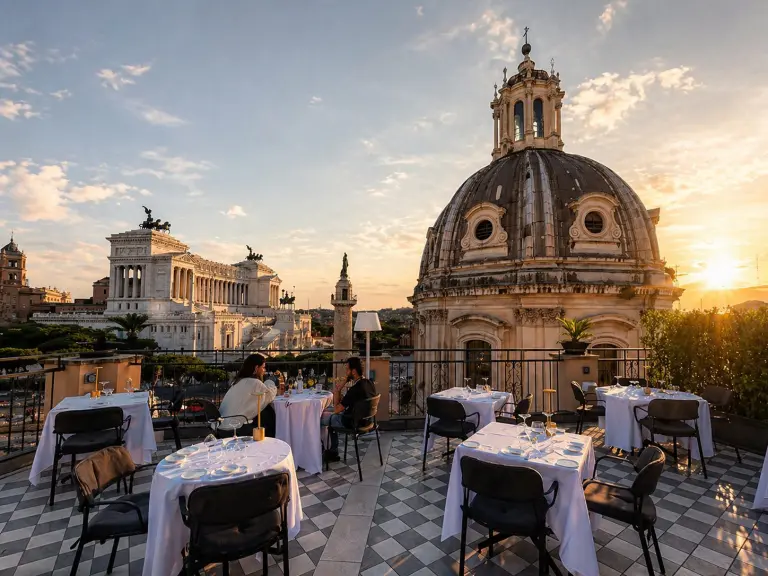 cena terrazza roma
