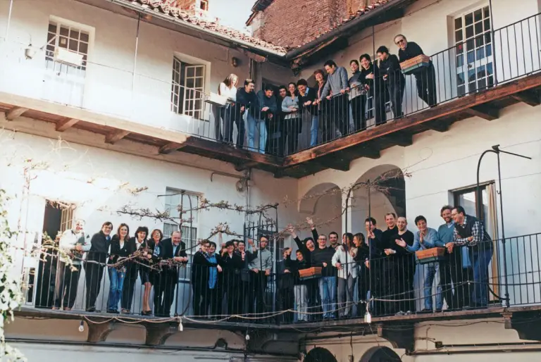 Slow Food anni 90 nella sede storica di Bra