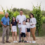 La famiglia Fezzigna dell'azienda omonima calabrese
