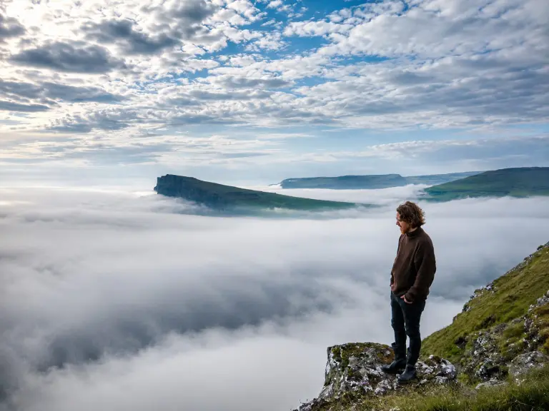 Lo chef Poul Andrias Ziska nel ristorante Paz alle Isole Faroe, due stelle Michelin