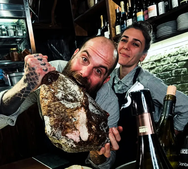 Eugenio Roncoroni e Cristina Giordano