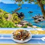 Spaghetti alle vongole dello stabilimento Illicini a Maratea