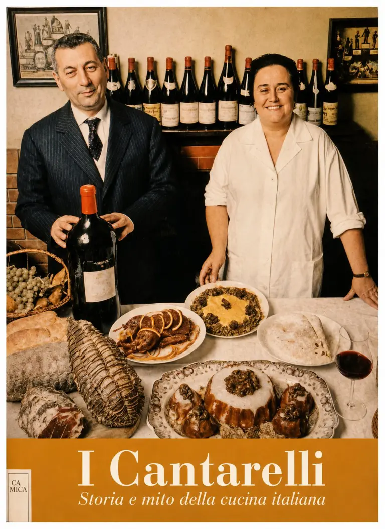 copertina del libro I Cantarelli - Storia e mito della cucina italiana di Alberto Salarelli