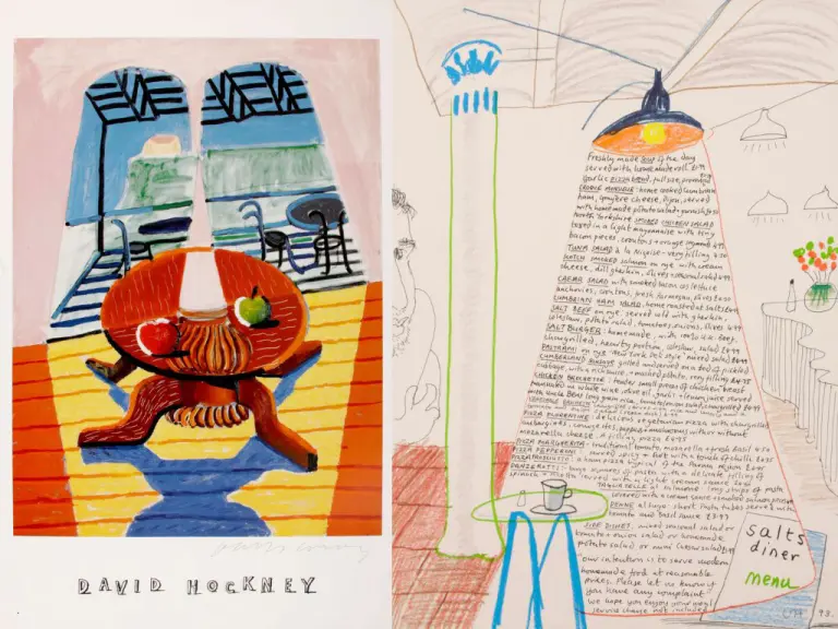 david hockney ristoranti e menu