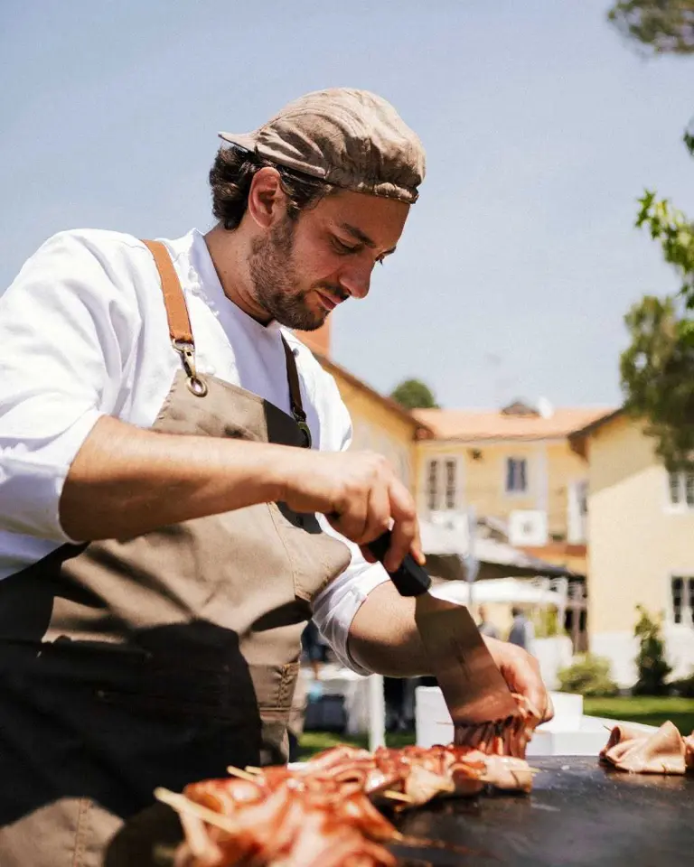 Alessio Tagliaferri al Ristorante De La Tour di Villa Russiz