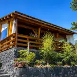 Lo chalet Monte Conca sul versante nord dell'Etna, nei pressi di Linguaglossa.