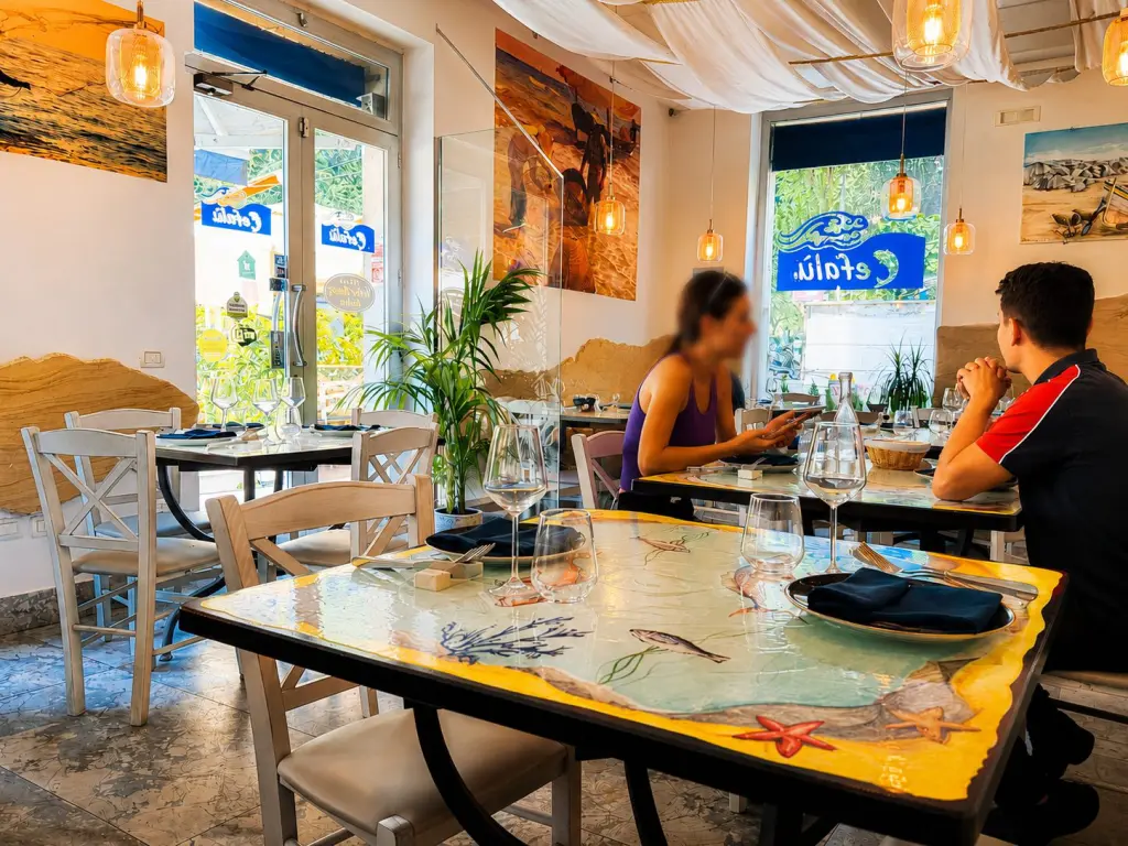 Foto Sonia Ricci/Gambero Rosso Interni del ristorante di Valter Lavitola