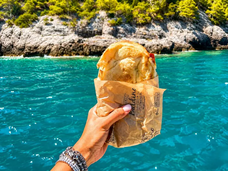 Il saltimbocca dell’Oasi da Baldino a Vico Equense, sulla strada verso la Costiera Amalfitana