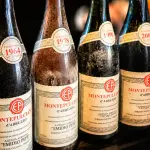 bottiglie storiche di Montepulciano d'Abruzzo Emidio Pape