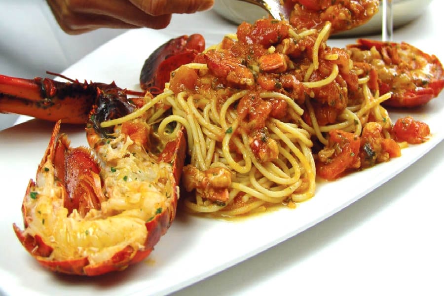 Spaghetti con l'aragosta
