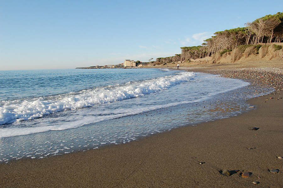 Spiaggia di Cecina, provincia di Livorno 
