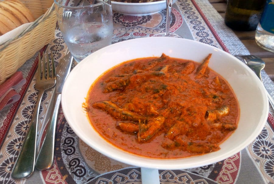 Bagnun (Zuppa di acciughe), piatto ligure