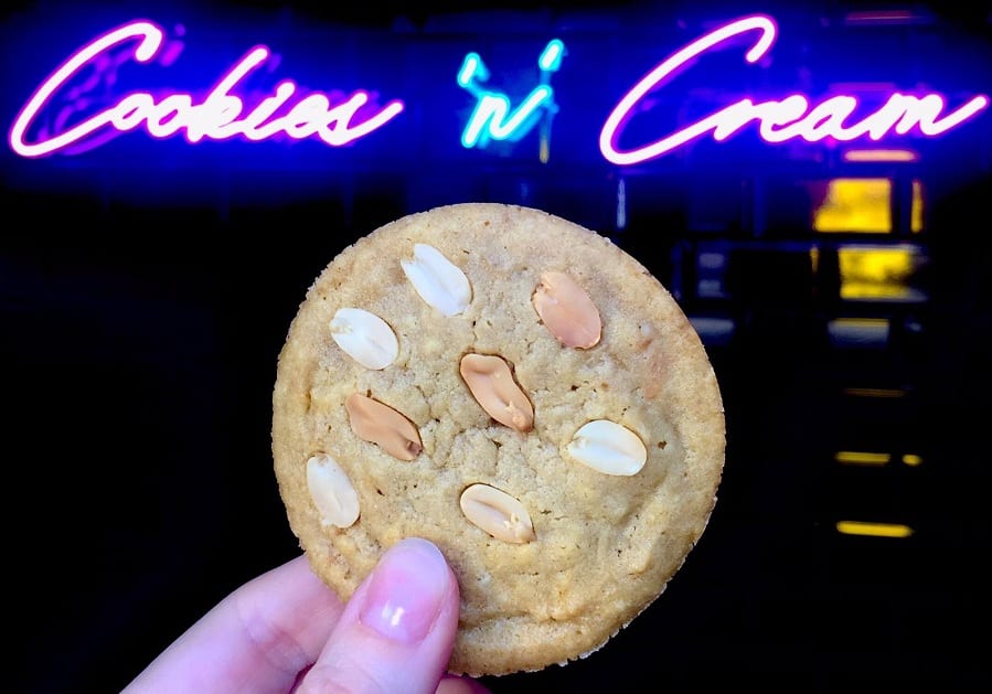 Cookies 'n' Cream, un biscotto con arachidi