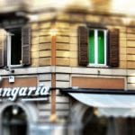 L'insegna dello storico Bar Hungaria
