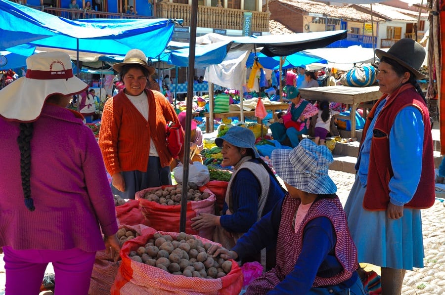 Perù. mercato