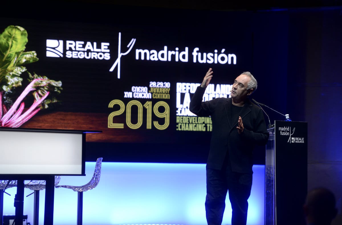 Madrid Fusión 2019. Primo giorno: Ferran Adrià, Ricardo Camanini, Quique Dacosta