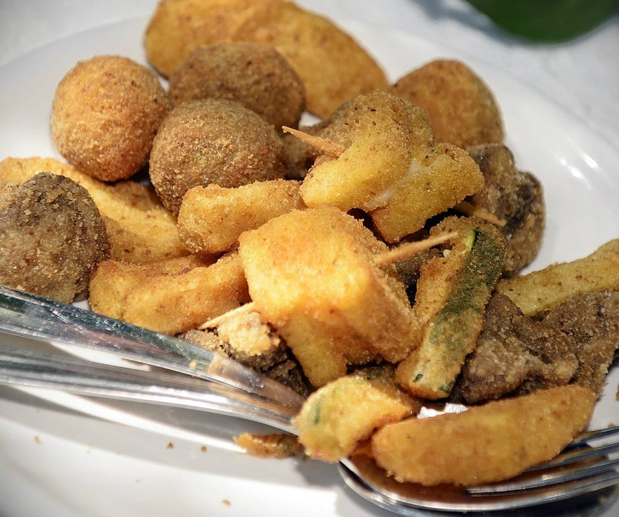 fritto marchigiano con olive ascolane e cremini