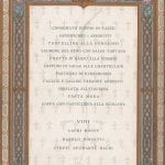 menu casa savoia 27 febbraio 1911